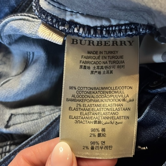 Burberry Brit  Bayswatter Zipper Ankle Jeans 31*29. - Picture 10 of 16